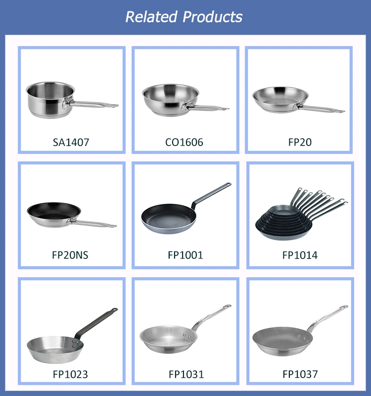 Aluminum Non-Stick Fry Pan with Iron Handle