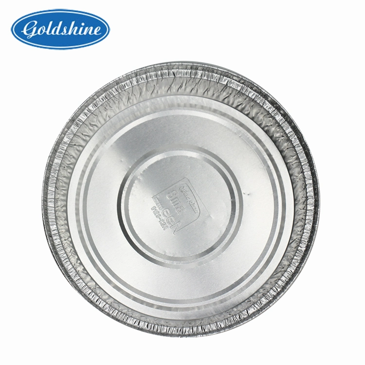 Diaposable 7&prime; &prime; Round Aluminum Pizza Pan