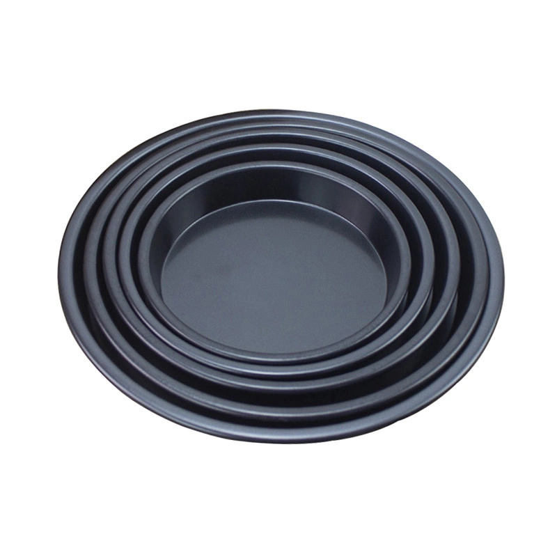 Wholesale Multiple Sizes Non Stick Round Aluminum Pizza Pan Baking Tray Dessert Tart Pie Baking Pan